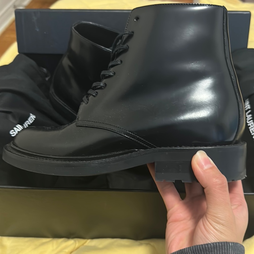 Saint Laurent Combat Boots